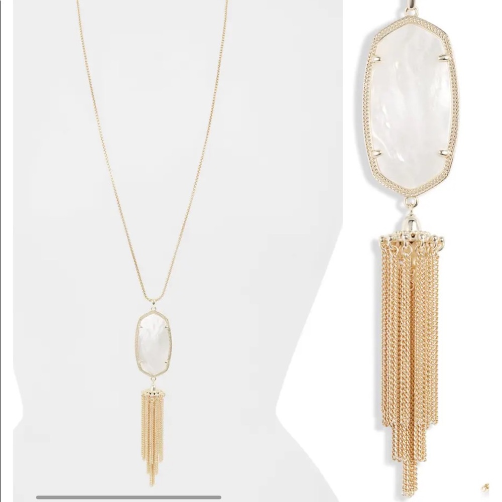 Kendra Scott Rayne 14k Yellow Gold Plated Tassel Pendant Necklace